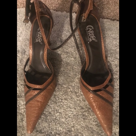 Carlos 8.5 Straped pump pointy toe - Picture 2 of 7